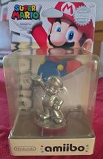 Nintendo Amiibo Silver Mario Super Mario Collection Red Base
