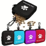 Dog Training Treat Bag Small Portable Pet Snack Pouch Zipper Spill-Proof Design