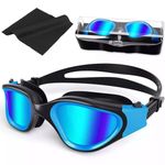 Mirror Clear Anti-UV400 Swimming Goggles Anti-Fog Swim Glasses For Men Women UK