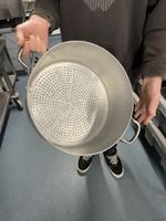 16inch Colander vintage Heavy Duty Aluminium 
