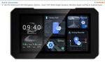 5 Inch Motorcycle Wireless Carplay Android Auto Bluetooth with HD dual cameras 