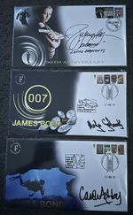 Very Rare Signed James Bond - Bond Girls First Day Covers