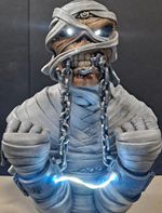 Custom Made to Order Eddie Slavery Tour FIGURE with led lighting. Any Size Bust