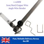 Manual Reinforced Flat Iron Bender 1-10MM Iron/Steel/Copper Wire Bending Tool UK