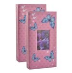 Arpan Photo Album Slip In Pocket 6x4''/10 x 15cm Holds 300 Photos Pack of 2