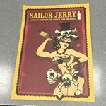 Sailor Jerry Caribbean Rum Drinks Advertising Poster Print, Vanilla Lime Spices