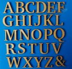 Wooden Letters Numbers Sizes 3cm - 10cm  Small MDF Mini Laser Cut Alphabet 