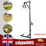 Hunting Hoist Rack Height Adjustable Hunting Game Hoist Winch Lift 400lbs Load