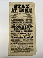 1850s Royal Olympic Theatre Double Playbill, Retribution, Stay at Home