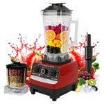 **Professional Kitchen Blender 2L Smoothie Maker 15 Speed Ice Crusher 600ml Grin