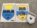Brewdog Dublin Outpost Bar Pin Badge Postcard Collector's & Old Design Postcard