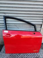 SEAT LEON MK2 DOOR FRONT DRIVER SIDE LS3H RED 2010-2012