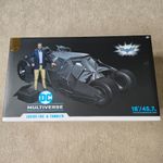 DC Multiverse Lucius Fox & Tumbler Gold Label McFarlane 7” Figure Batmobile
