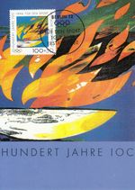  Germany Bund Sporthilfe Olympiad MK Mi 1719, Berlin 10.02.94