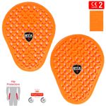 Flat Flexible 3D CE Level 2 Biker Jeans Pant Hip Armor Protection Insert Pair