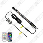 1ft LED Whip Remote RGB Chasing Antenas LED Light For ATV Polaris RZR UTV Buggy
