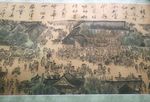 Antique Chinese Scroll Along The River During Qingming Festival Signed Very Long