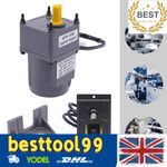 220V AC Gear Motor Electric Motor Variable Speed Controller Reduction Ratio 1:60