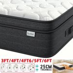 LUXURY ORTHOPAEDIC POCKET 4000 SPRUNG MATTRESS 3FT 4FT6 5FT KING SIZE