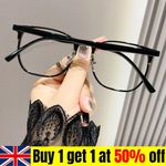 Square Frame Rivet On Rim Nearsighted Minus Distance Myopia Glasses 0 -1.00~6.00