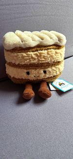 Jellycat Amuseables Millie Mille-Feuille Plush Soft Toy With Tags Small A6MF