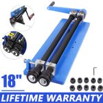18" Bending Machine Sheet Metal Bead Roller Swager Plate Steel Body 6 Roll Sets