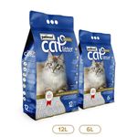 Patimax Cat Litter Long Lasting Premium Ultra-Clumping Unscented 6 or 12 Litre