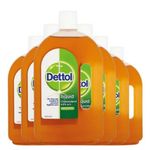 6 x Dettol Antiseptic Disinfectant Liquid 750ml Multi-purpose