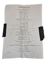 Eminem Setlist 2011 Belfast Tennents Vital Festival Stage Used The Recovery Tour