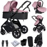 For Your Little One Cruise 3 In 1 Travel System With Car Seat - Blush Rose (Free