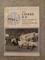 European Cup Winners Cup Programme Man.City v Lierse SK 2nd Leg 26 Nov 1969