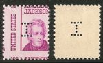 1286 MINT NH PERFIN WITH DRAMATIC OFF CENTER PERFORATIONS, NICE ERROR STAMP!!