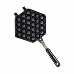 Egg Waffle Maker Nonstick Takoyaki Pan Double-Sided for Gas Cooktop, Home Bakers