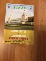 1973 FA CUP FINAL PROGRAMME LEEDS UNITED v SUNDERLAND May 1973 Wembley Good Cond