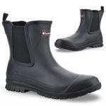 Womens Short Wellies Waterproof Garden Walking Wellington Ankle Boots Shoes Size