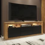 TV Unit 160cm | Modern Stand | Matt Doors | Free LED | Creative Furniture ⭐⭐⭐⭐⭐