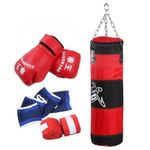 Empty Training Boxing Hook Kick Sandbag Fight Karate Punch Punching Sand Bag