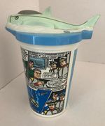 X20 Submarine Pizza Hut Stingray Plastic Lidded Cup Gerry Anderson 1992