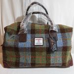 Harris Tweed Esk Overnight Bag, Pure Wool, Slight Damage, See Description..
