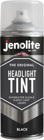 Jenolite Headlight Tint Spray Paint Tint Lens Lacquer Varnish Black 400ml