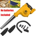 Cordless Leaf Blower for Dewalt 20V Battery 2-in-1 Electric Leaf Blower&Vacuum