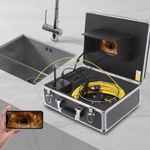 145° 7' TFT LCD Sewer Pipe Pipeline Drain Video Camera DVR Inspection CCTV C BGS