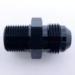 AN-6 6AN BLACK JIC Flare to 3/8 BSPT JIS STRAIGHT MALE Hose Fitting Adapter