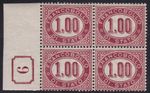 1875 ITALY - KINGDOM, Service No. 5 MNH/** TABLE NUMBER 6 IN RECTANGLE