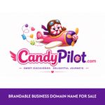 CandyPilot .com  Brandable Business Domain Name For Sale. CANDY. CONFECTIONARY.