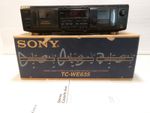 SONY TC-WE635 DOUBLE CASSETTE TAPE DECK HXPRO AUTOREVERSE SERVICED NEW BELTS
