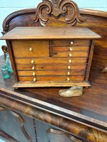 Antique wooden 8 drawer storage unit - artist maker collector