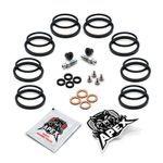 Kawasaki ZX6R Ninja F3 1997 Front Brake Caliper Seal Service Kit Rebuild Rubbers