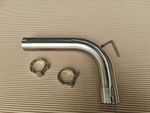 Ford FOCUS ST225 Resonator Delete Mandrel Bend clamps Silencer Res 05 - 2012