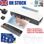 Thermal Laminator Hot & Cold Mode A4 A5 A6 Laminating Machine with 300 Pouches
